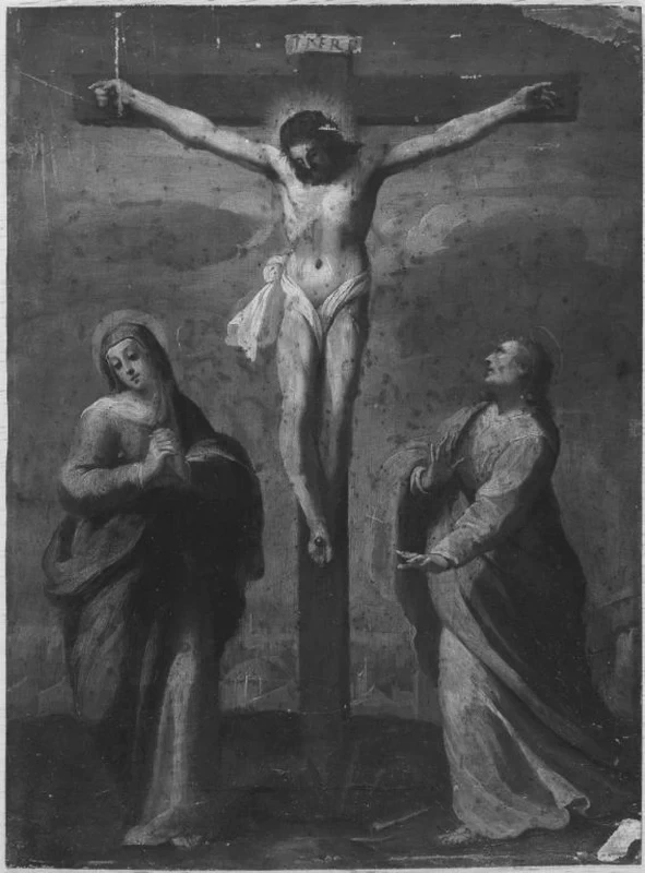Perin del Vaga - Cristo in croce con Maria e Giovanni, Bavarian State Painting Collections